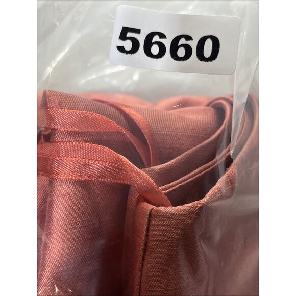 Talbots Silk Wool Shift Tank Dress 12 Petite Peach Rusty Shiny Cocktail Career - Picture 9 of 9